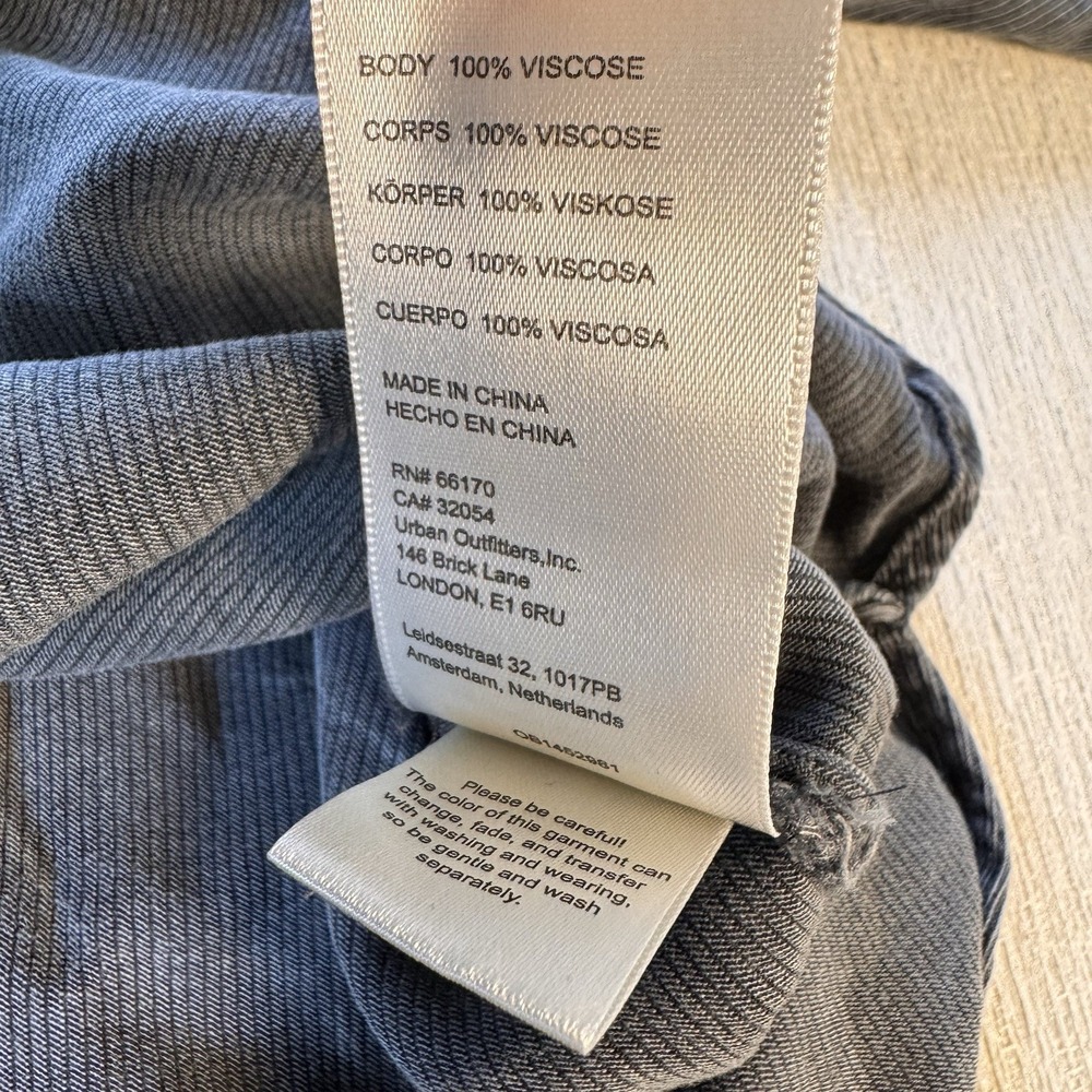 PILCRO ANTHROPOLOGIE The Bo Boyfriend‎ Buttondown Shirt in Gray Size XL - Picture 4 of 9